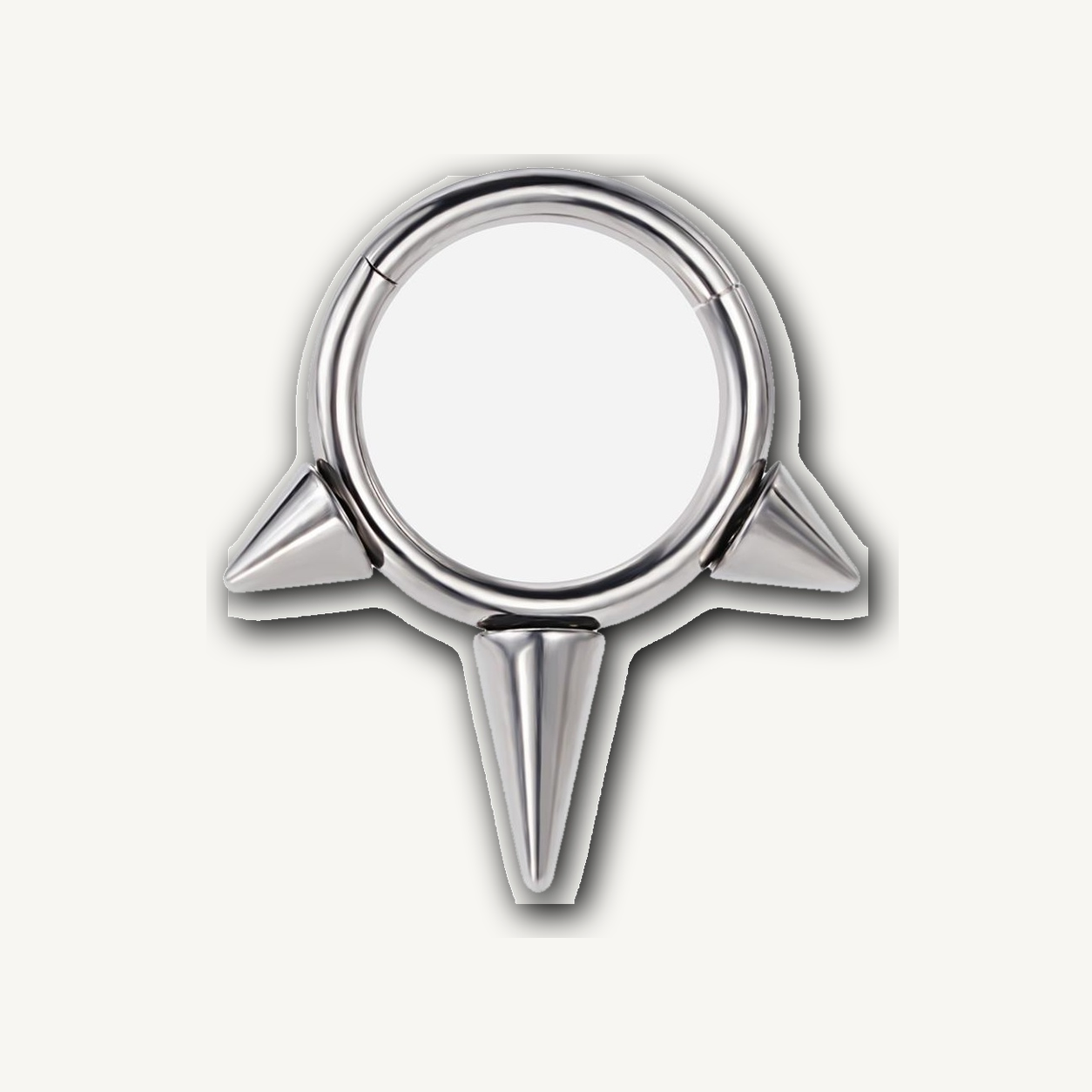 Implant Grade Titanium - Segment Ring - Silver - 14G (1.6 x 8 mm) - product view
