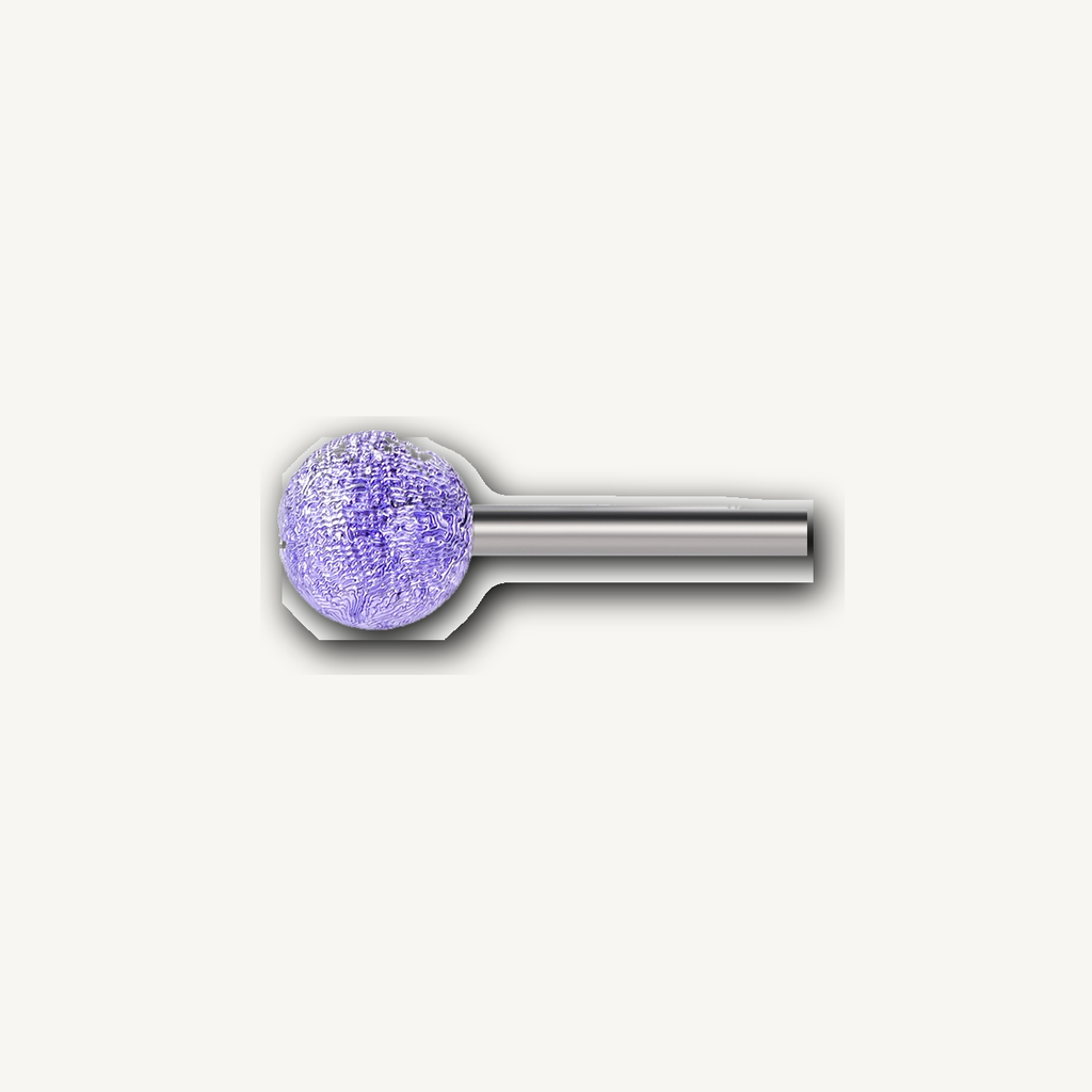 Implant Grade Titanium - Tongue Ring - Silver - 14G (1.6 x 16+6+6 mm) - detail view