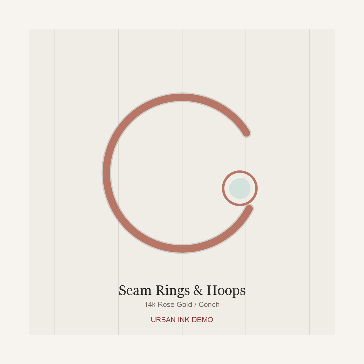 Urban Ink Cloud Knot Seam Ring