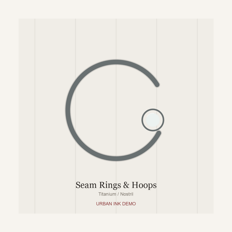 Urban Ink Ink Drop Seam Ring