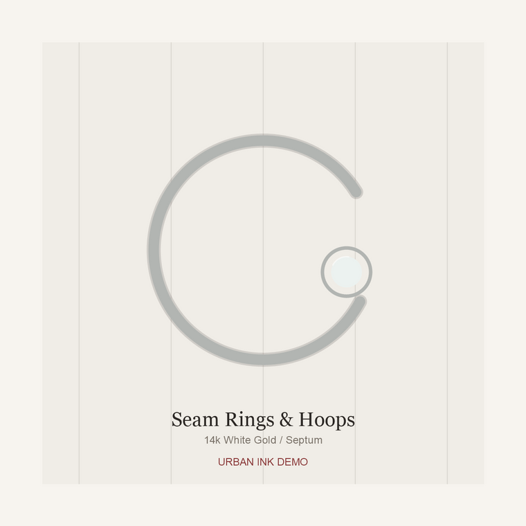 Urban Ink Moon Gate Seam Ring