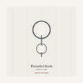 Urban Ink Bamboo Line Threaded Stud