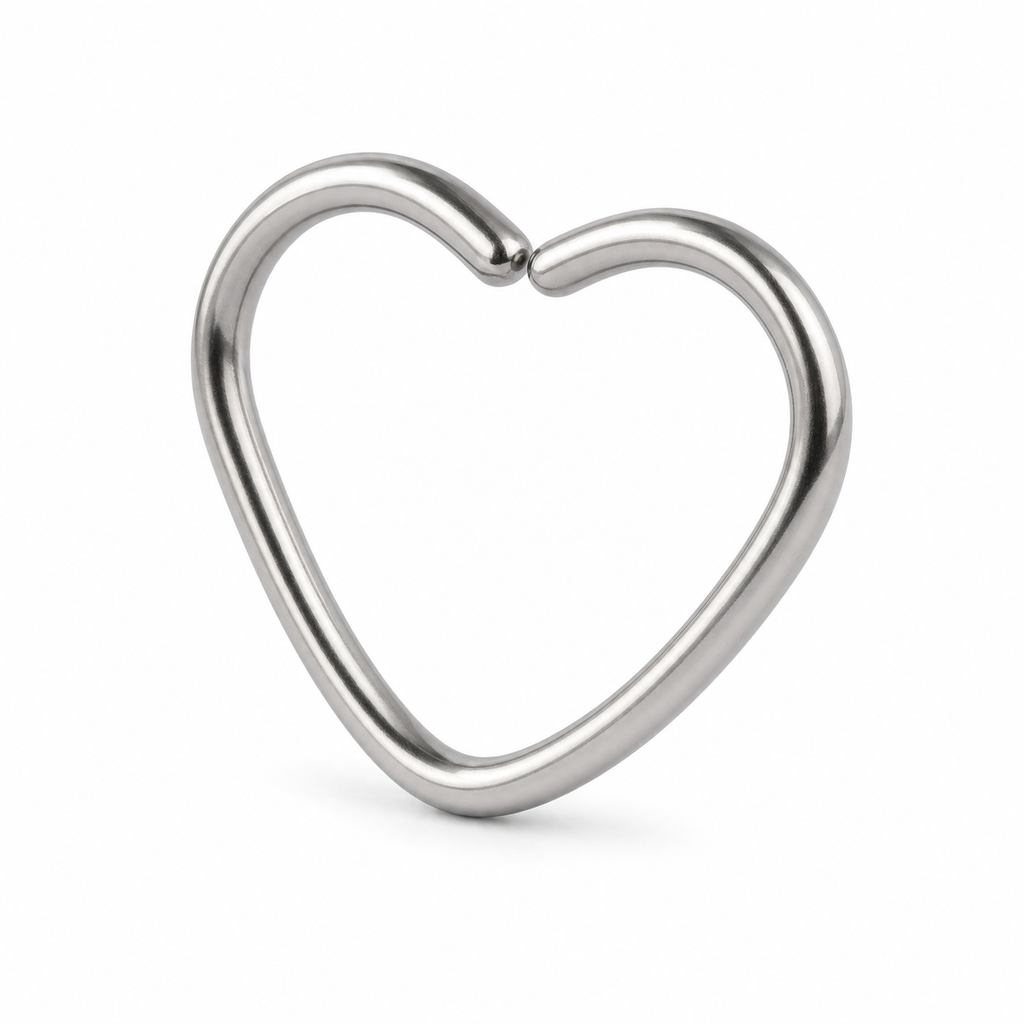 [TOPOSH-LEGACY-LAYOUT-REPAIR-20260717-LEGACY21:TP-HOP-SIL-6-PLN-WGT6:05] Heart Titanium Hoop – Silver, 6mm | 05_product_angles