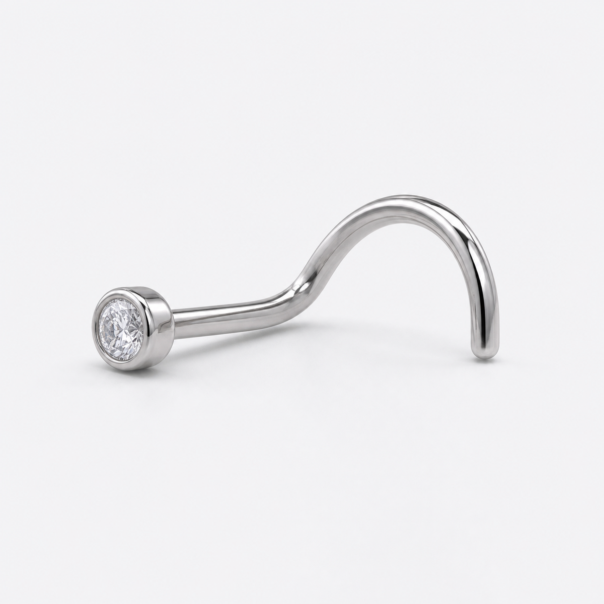 [TOPOSH-LEGACY-LAYOUT-REPAIR-20260717-LEGACY18:TP-NS-S-SIL-20G7-T2-CLCZ-010:05] Clear CZ Titanium Nose Screw – Silver, 7+2mm | 05_product_angles