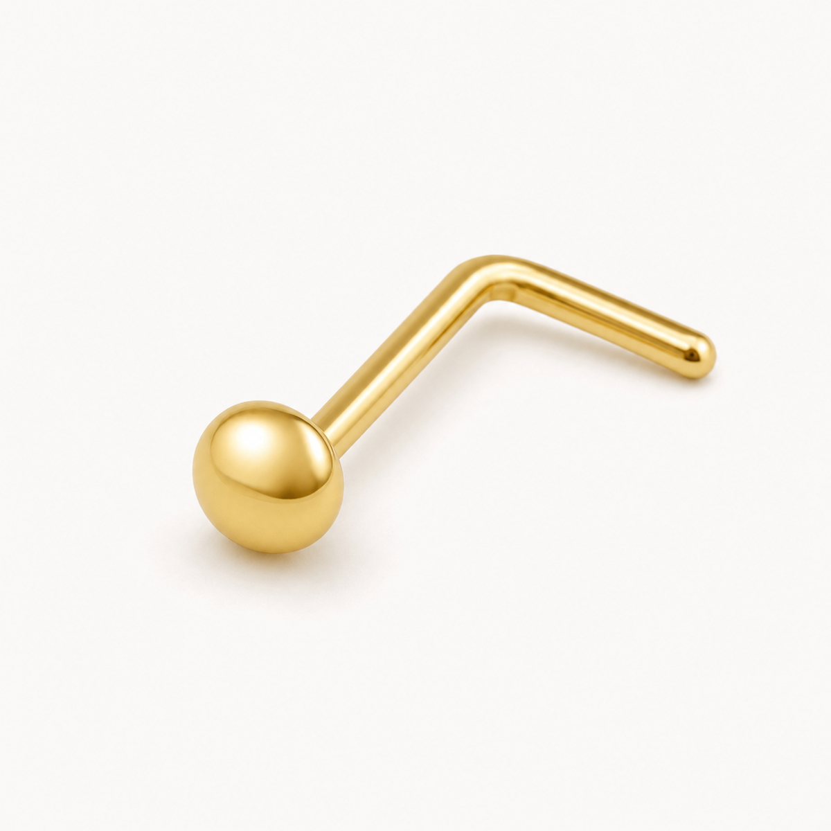 [TOPOSH-LEGACY-LAYOUT-REPAIR-20260717-LEGACY17:TP-NS-L-GD-20G7-PLN-828:01] Dome Titanium L-Bend Nose Stud – Gold | 01_primary_product_bg