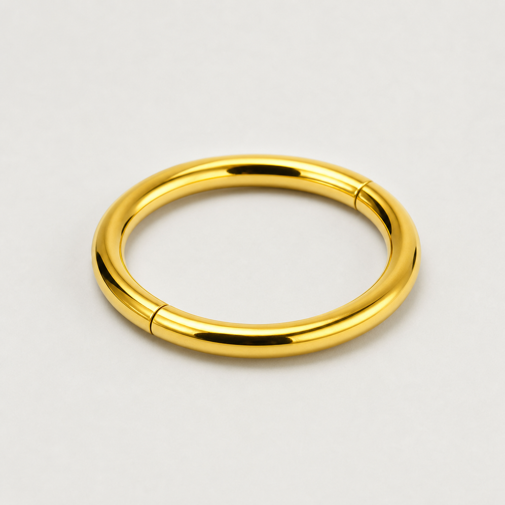 [TOPOSH-LEGACY-LAYOUT-REPAIR-20260717-LEGACY24:TP-SR-24K-16G6-PLN-018:05] Titanium Segment Ring – 24K Gold, 6mm | 05_product_angles