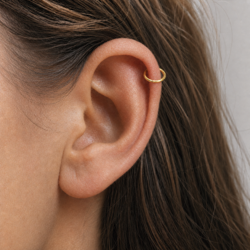 [TOPOSH-LEGACY-LAYOUT-REPAIR-20260717-LEGACY24:TP-SR-24K-16G6-PLN-018:02] Titanium Segment Ring – 24K Gold, 6mm | 02_model_white