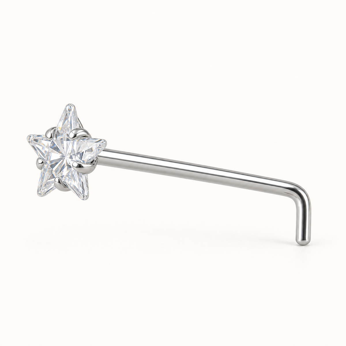 [TOPOSH-LEGACY-LAYOUT-REPAIR-20260717-LEGACY17:TP-NS-L-SIL-0.8-3-CLCZ-032:05] Clear CZ Titanium L-Bend Nose Stud – Silver, 0.8+3mm | 05_product_angles
