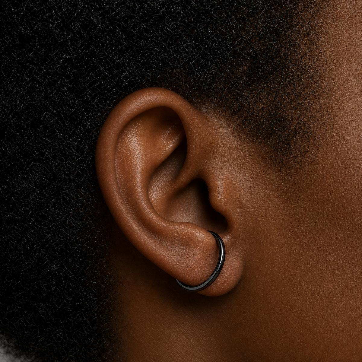 [TOPOSH-LEGACY-LAYOUT-REPAIR-20260717-LEGACY25:TP-SR-BK-14G8-PLN-934:03] Titanium Segment Ring – Black, 8mm | 03_model_black