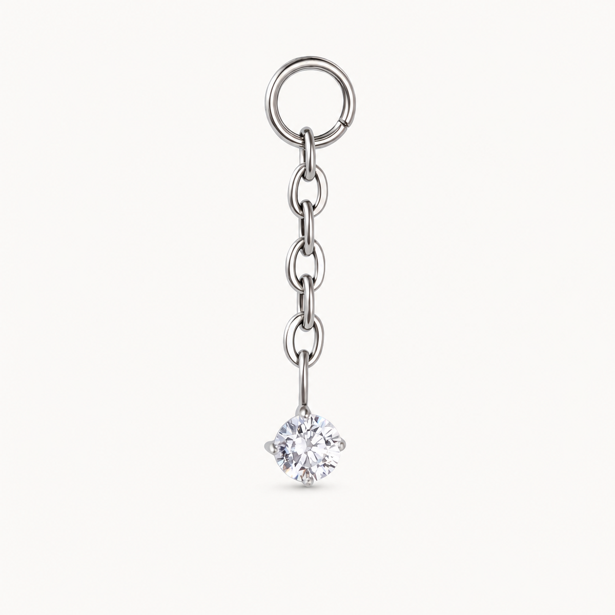 [TOPOSH-LEGACY-LAYOUT-REPAIR-20260717-LEGACY24:TP-PART-SIL-CLCZ-122:01] Chain Clear CZ Titanium Piercing End – Silver | 01_primary_product_bg