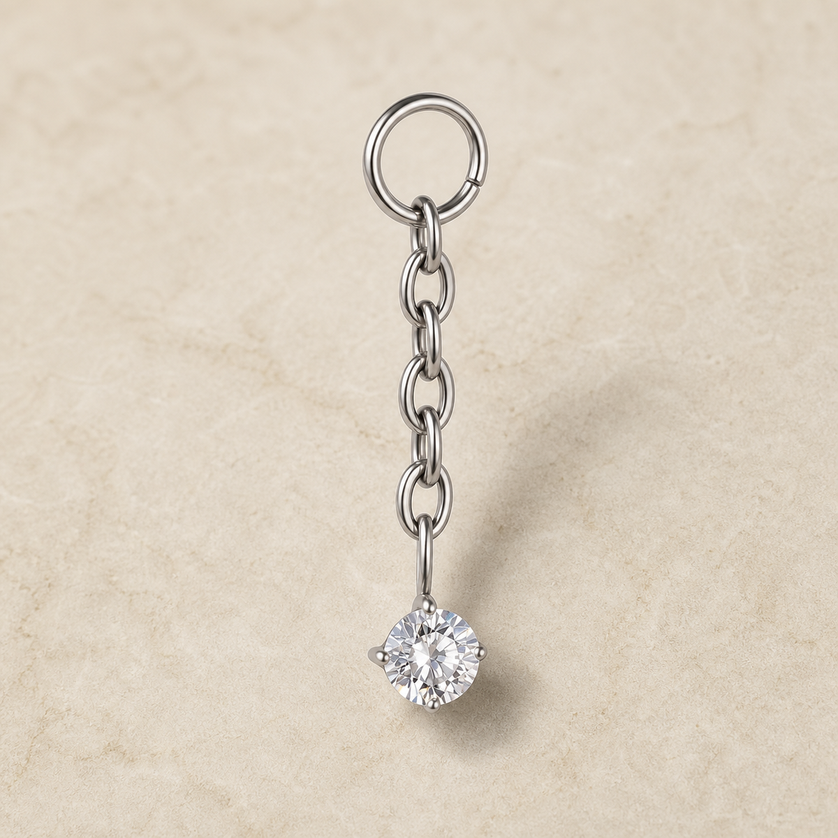 [TOPOSH-LEGACY-LAYOUT-REPAIR-20260717-LEGACY24:TP-PART-SIL-CLCZ-122:05] Chain Clear CZ Titanium Piercing End – Silver | 05_product_angles