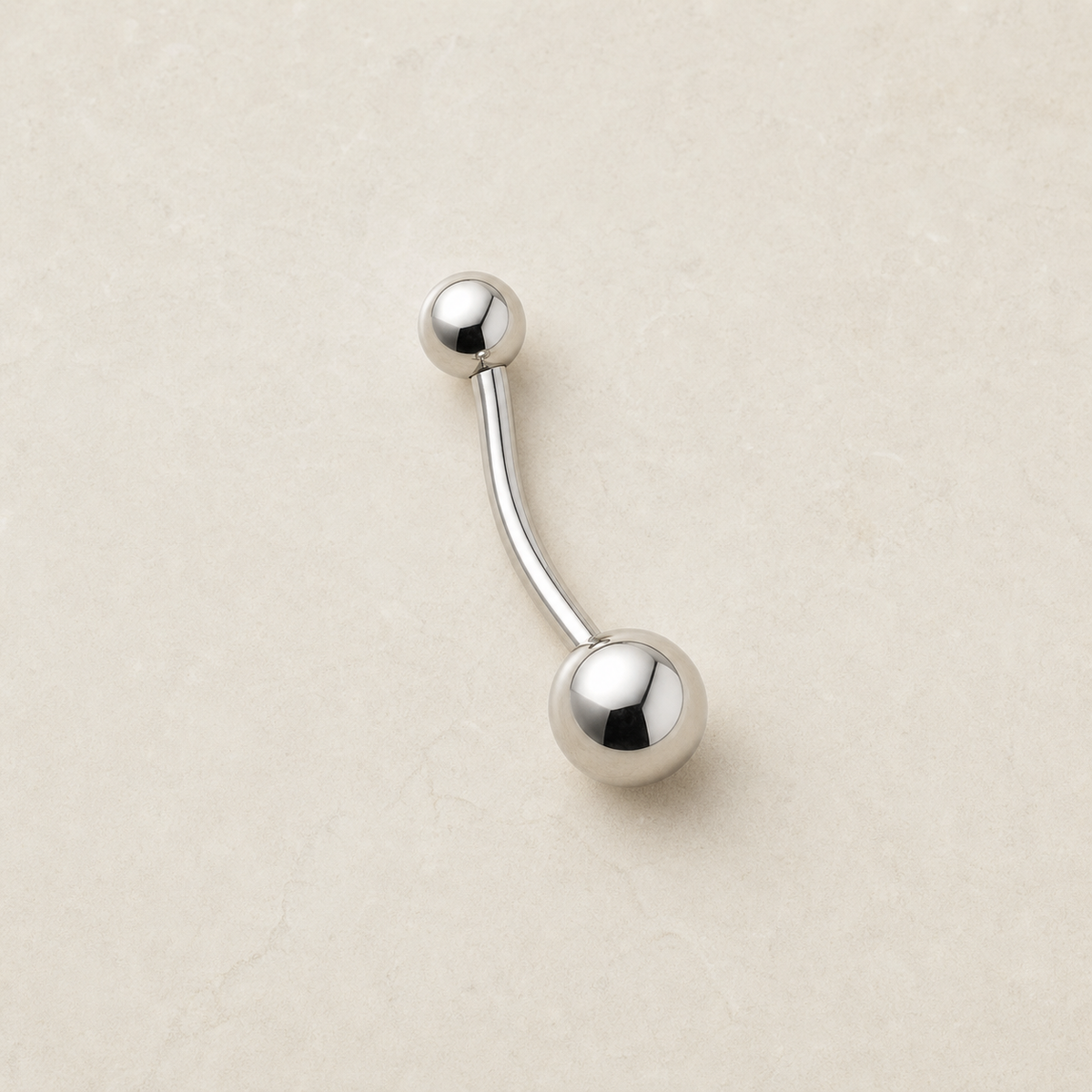 [TOPOSH-LEGACY-LAYOUT-REPAIR-20260717-LEGACY31:TP-BBR-INCB-SIL-14G10-B5-B8-PLN-042:06] Titanium Belly Button Ring – Silver | 06_accessory_flatlay