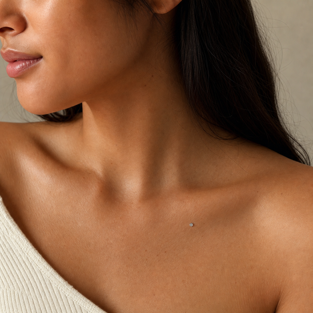 [TOPOSH-ROLE-ORDER-CLEANUP-20260717-BATCH08:TP-DM-IN-SIL-14G2.5-T3-CLCZ-036:04] Clear CZ Titanium Dermal Top – Silver | 04_model_asian