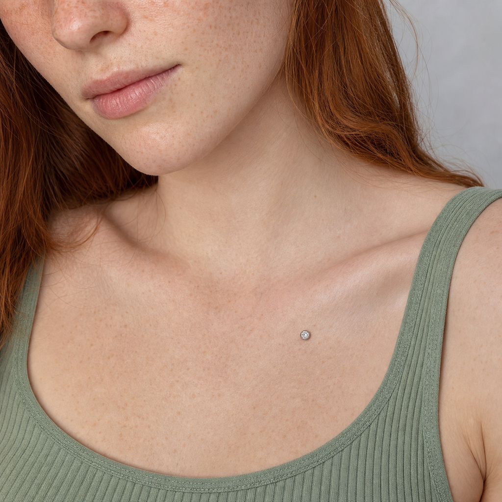 [TOPOSH-ROLE-ORDER-CLEANUP-20260717-BATCH08:TP-DM-IN-SIL-14G2-CLCZ-059:02] Round Clear CZ Titanium Dermal Top – Silver | 02_model_white