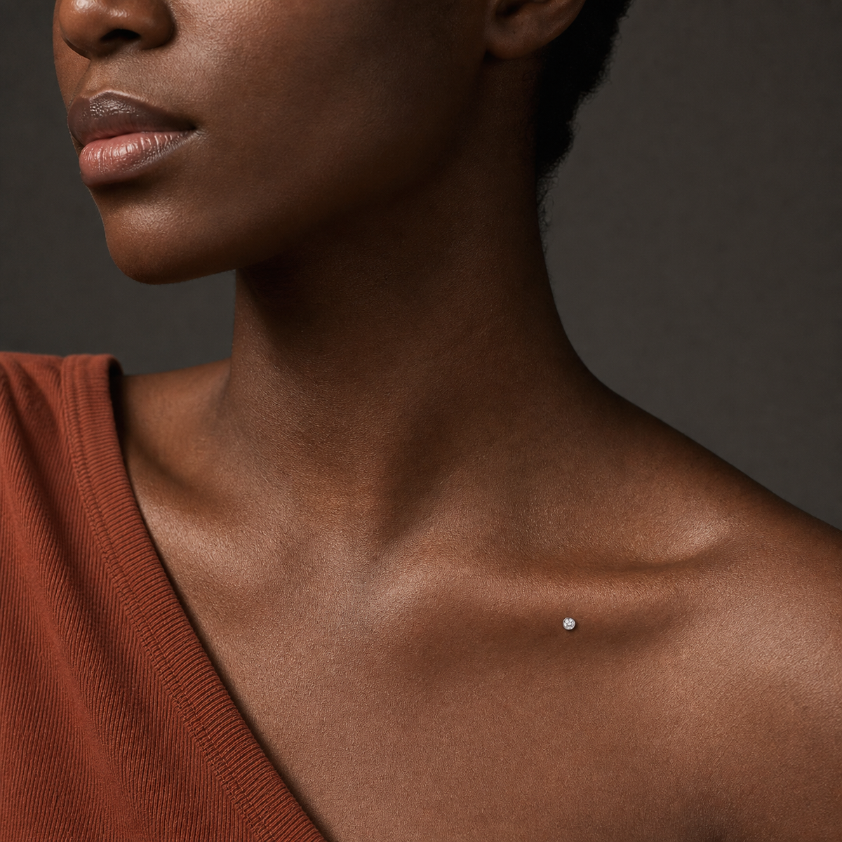 [TOPOSH-ROLE-ORDER-CLEANUP-20260717-BATCH08:TP-DM-IN-SIL-14G2-CLCZ-059:03] Round Clear CZ Titanium Dermal Top – Silver | 03_model_black