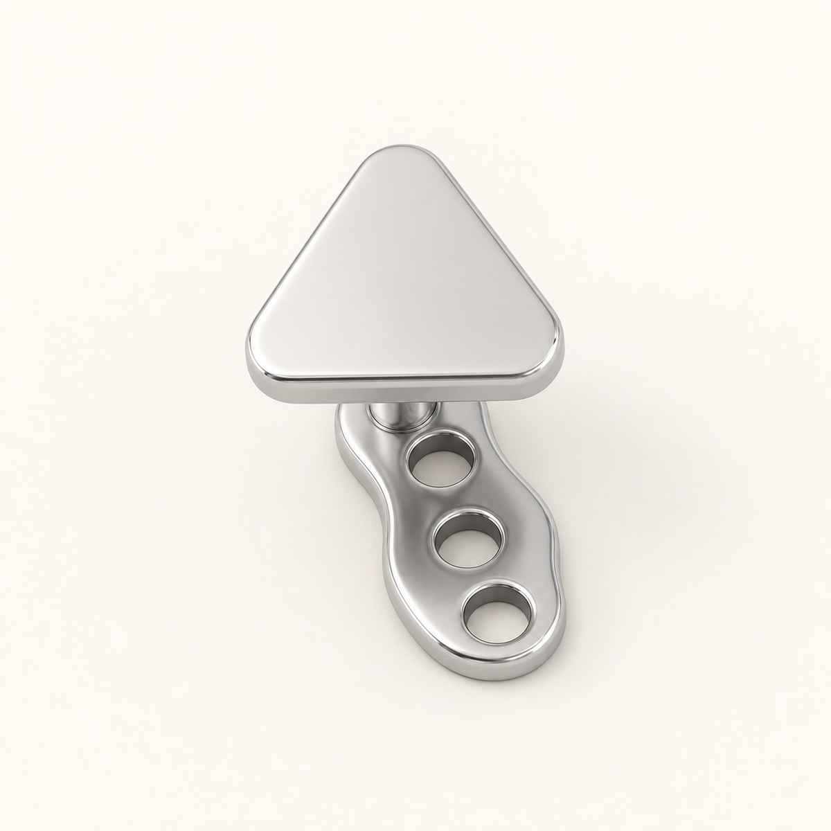 [TOPOSH-ROLE-ORDER-CLEANUP-20260717-BATCH08:TP-DM-IN-SIL-14G2-PLN-012:01] Titanium Dermal Top – Silver | 01_primary_product_bg