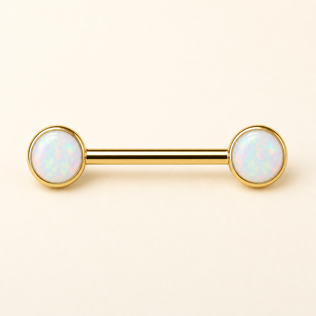 [TOPOSH-FULLSCORE-V4-20260711:TP-NP-TH-GD-14G16-B5-B5-OP17-006:01] Implant Grade Titanium - Nipple Ring - Gold - OP17 - 14G (1.6 x 16+5+5 mm) - primary product