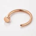 [TOPOSH-ROLE-ORDER-CLEANUP-20260717-BATCH12:TP-NS-RG-18G8-PLN-662:01] Titanium Nose Hoop – Rose Gold | 01_primary_product_bg