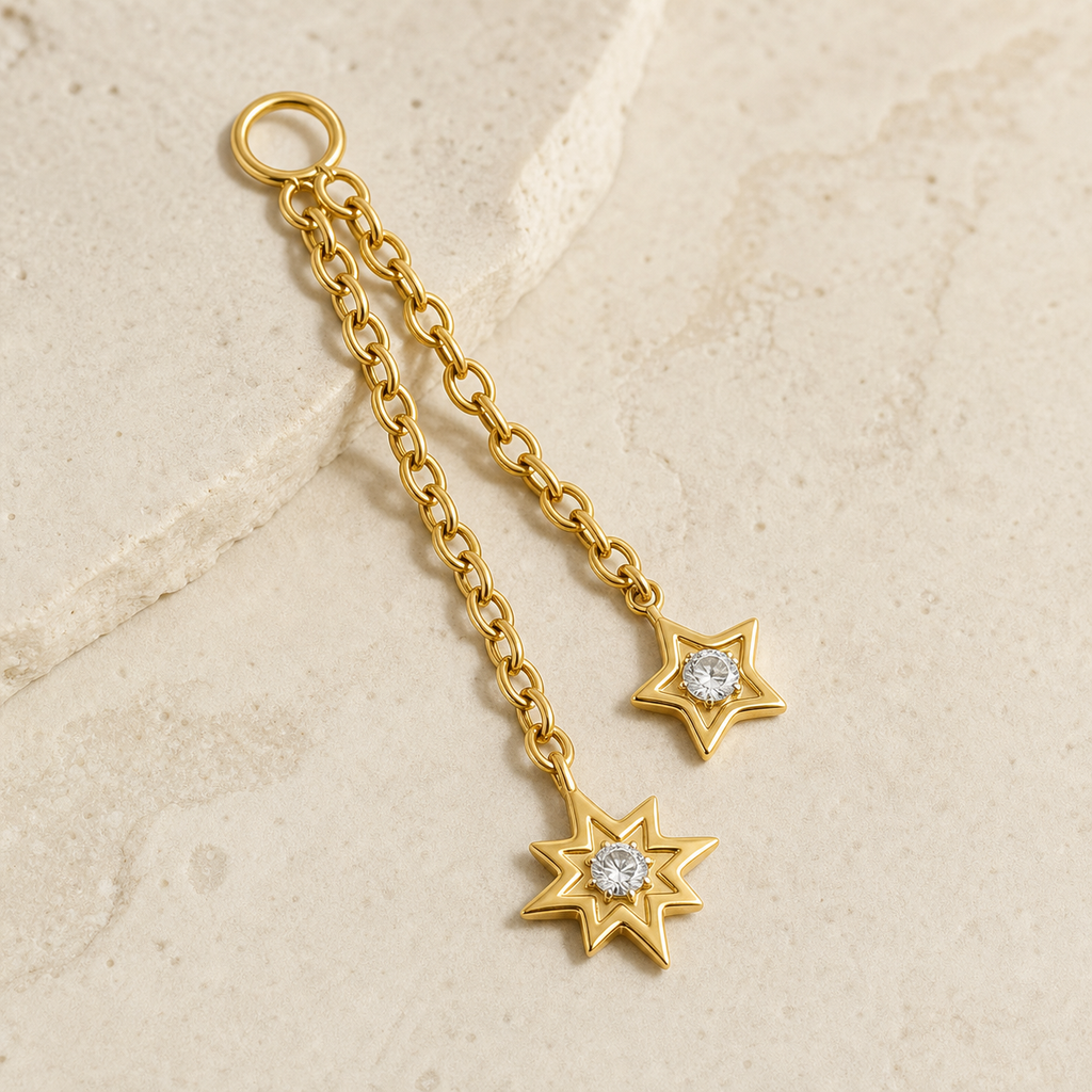 [TOPOSH-ROLE-ORDER-CLEANUP-20260717-BATCH15:TP-PART-GD-CLCZ-129:05] Starburst Clear CZ Titanium Piercing End – Gold | 05_product_angles