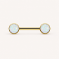 [TOPOSH-FULLSCORE-V5-20260712:TP-NP-TH-GD-14G12-B5-B5-OP17-004:01] Implant Grade Titanium - Nipple Ring - Gold - OP17 - 14G (1.6 x 12+5+5 mm) - primary product