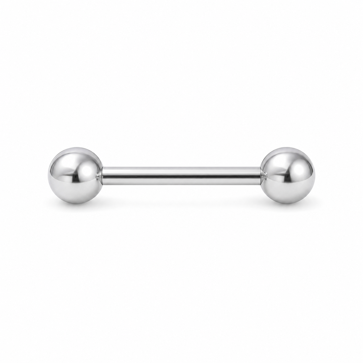 [TOPOSH-LEGACY-LAYOUT-REPAIR-20260717-LEGACY32:TP-TR-IN-SIL-14G14-B5-B5-PLN-3407:01] Ball Titanium Tongue Barbell – Silver, 14+5+5mm | 01_primary_product_bg