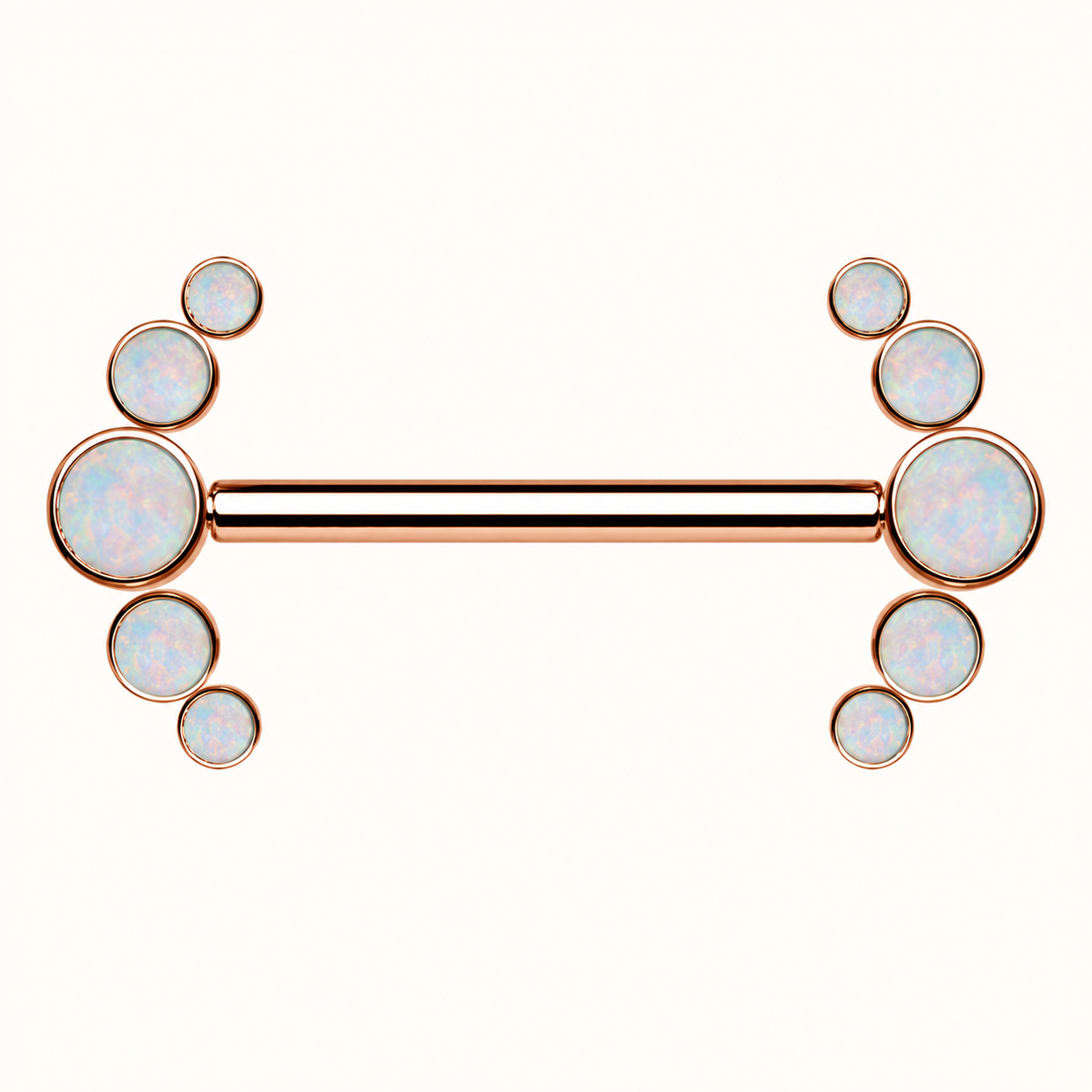 [TOPOSH-FULLSCORE-V7-20260712:TP-NP-IN-RG-14G14-OP17-026:01] Implant Grade Titanium - Nipple Ring - Rose Gold - OP17 - 14G (1.6 x 14 mm) - primary product