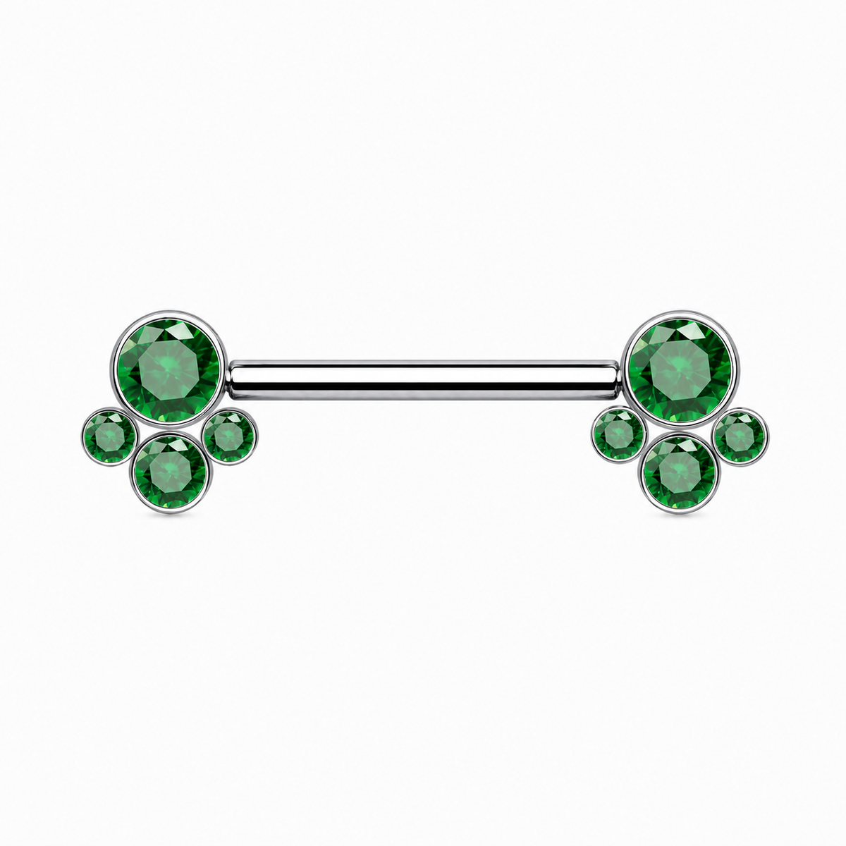 [TOPOSH-FULLSCORE-V7-20260712:TP-NP-IN-SIL-14G14-GRCZ-028:01] Implant Grade Titanium - Nipple Ring - Silver - GRCZ - 14G (1.6 x 14 mm) - primary product