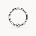 [TOPOSH-LEGACY-LAYOUT-REPAIR-20260717-LEGACY15:TP-BCR-SIL-16G8-PLN-002:01] Titanium Captive Bead Ring – Silver | 01_primary_product_bg