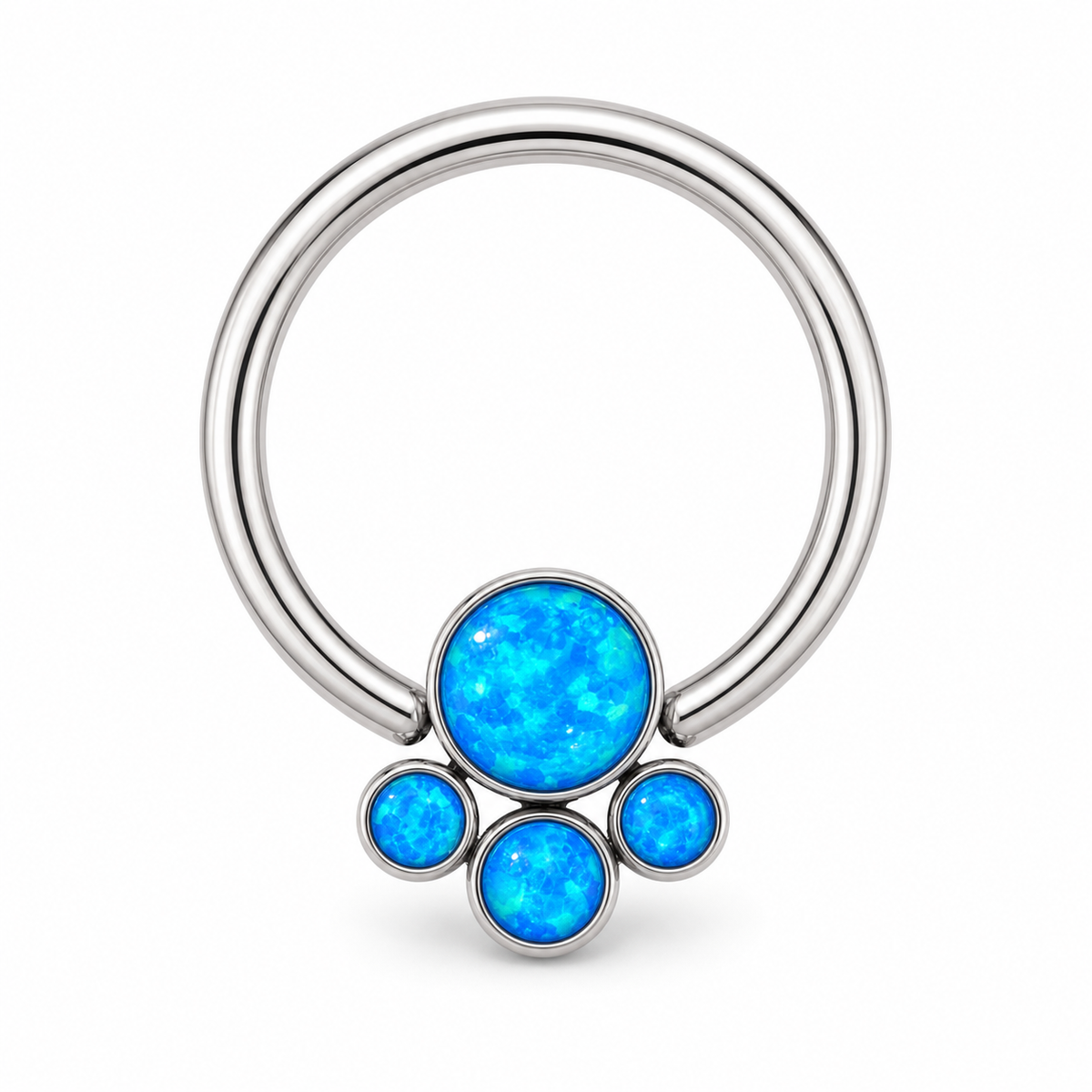 [TOPOSH-LEGACY-LAYOUT-REPAIR-20260717-LEGACY16:TP-BCR-SIL-16G8-T4-OP05-001:01] Blue Opal Titanium Captive Bead Ring – Silver | 01_primary_product_bg
