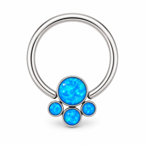 [TOPOSH-LEGACY-LAYOUT-REPAIR-20260717-LEGACY16:TP-BCR-SIL-16G8-T4-OP05-001:01] Blue Opal Titanium Captive Bead Ring – Silver | 01_primary_product_bg