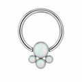 [TOPOSH-LEGACY-LAYOUT-REPAIR-20260717-LEGACY16:TP-BCR-SIL-16G8-T4-OP17-002:01] White Opal Titanium Captive Bead Ring – Silver | 01_primary_product_bg