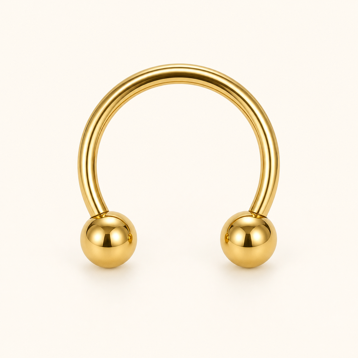 [TOPOSH-LEGACY-LAYOUT-REPAIR-20260717-LEGACY19:TP-HS-EX-GD-16G8-B3-B3-PLN-285:01] Titanium Horseshoe Ring – Gold | 01_primary_product_bg