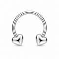 [TOPOSH-LEGACY-LAYOUT-REPAIR-20260717-LEGACY20:TP-HS-EX-SIL-16G10-PLN-005:01] Heart Titanium Horseshoe Ring – Silver | 01_primary_product_bg