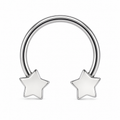 [TOPOSH-LEGACY-LAYOUT-REPAIR-20260717-LEGACY21:TP-HS-EX-SIL-16G10-PLN-011:01] Star Titanium Horseshoe Ring – Silver | 01_primary_product_bg