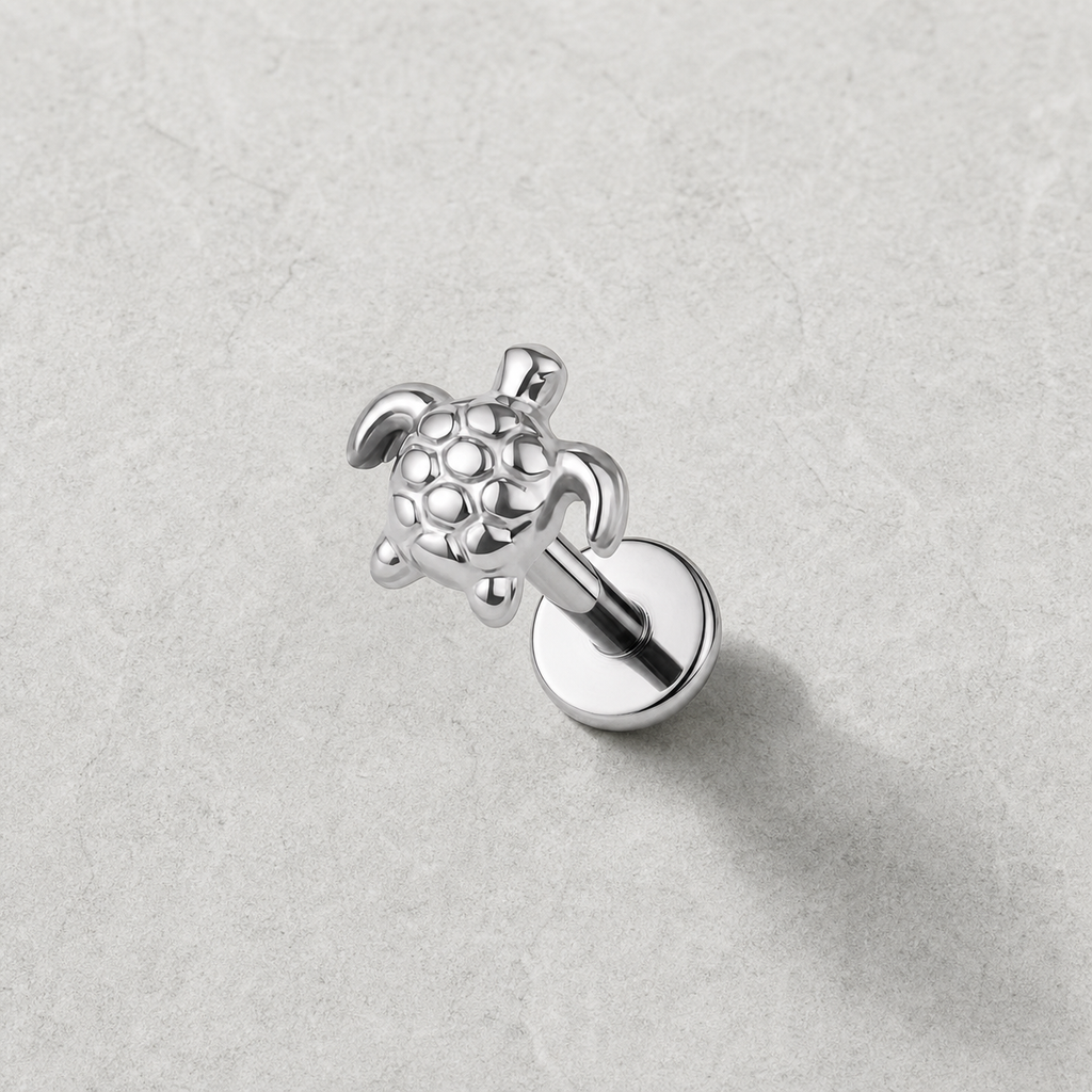[TOPOSH-LEGACY-LAYOUT-REPAIR-20260717-LEGACY22:TP-FB-TH-SIL-18G6-T4-PLN-179:06] Turtle Titanium Flat Back – Silver | 06_accessory_flatlay