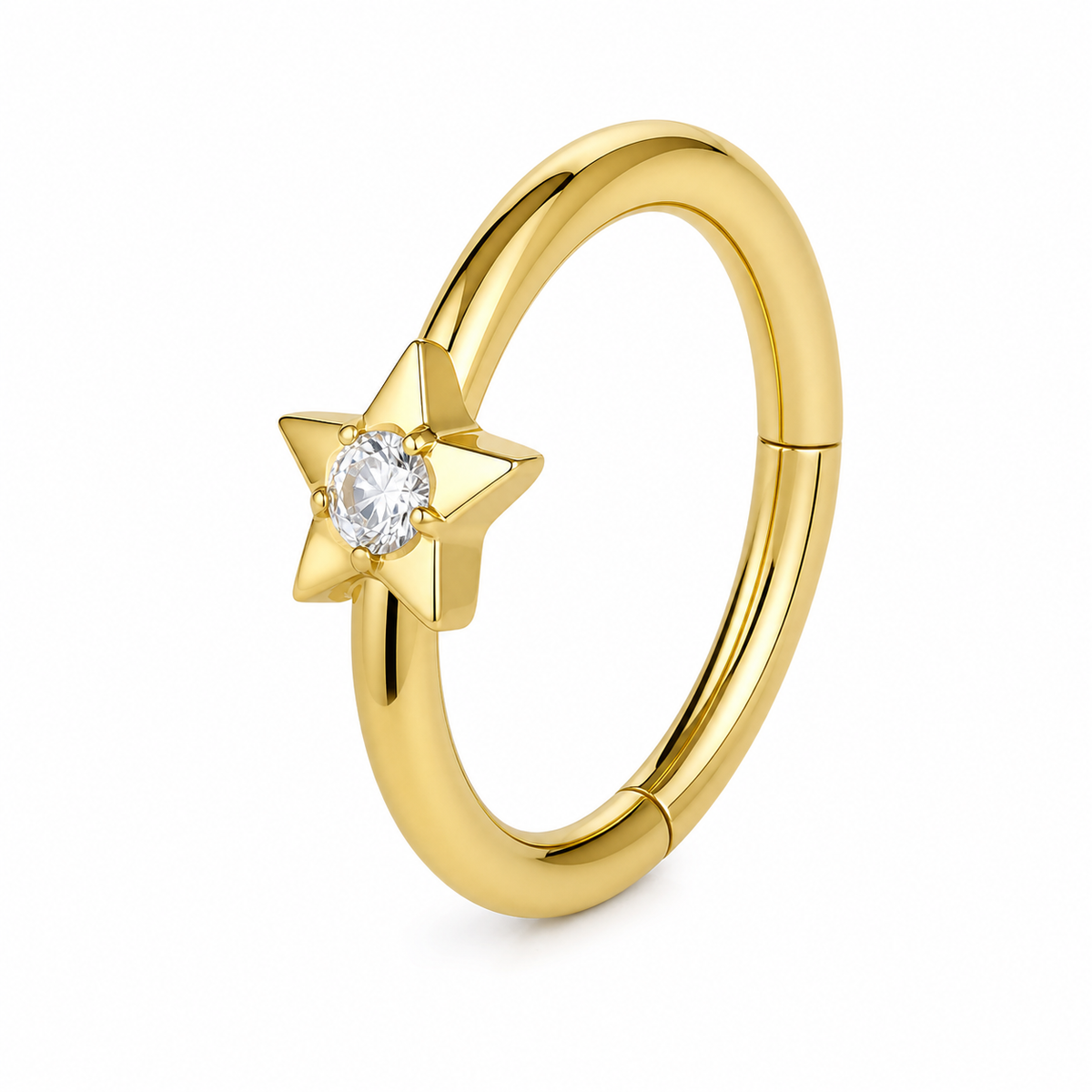[TOPOSH-LEGACY-LAYOUT-REPAIR-20260717-LEGACY26:TP-SR-GD-16G8-CLCZ-014:05] Star Clear CZ Titanium Segment Ring – Gold | 05_product_angles