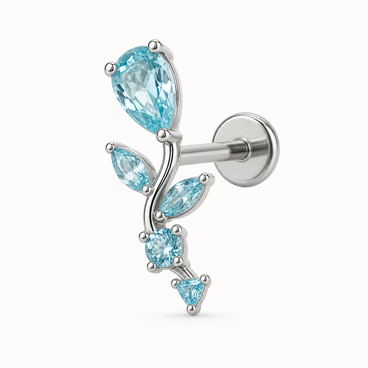 [TOPOSH-LEGACY-LAYOUT-REPAIR-20260717-LEGACY27:TP-FB-IN-SIL-16G8-T4-AQCZ-050:01] Vine Aqua CZ Titanium Flat Back – Silver | 01_primary_product_bg