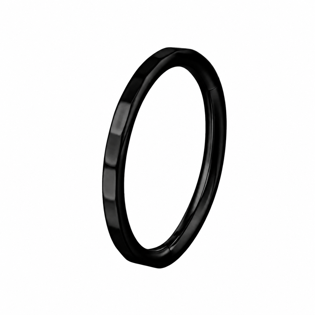 [TOPOSH-LEGACY-LAYOUT-REPAIR-20260717-LEGACY30:TP-SR-BK-16G10-PLN-901:01] Titanium Segment Ring – Black, 10mm | 01_primary_product_bg
