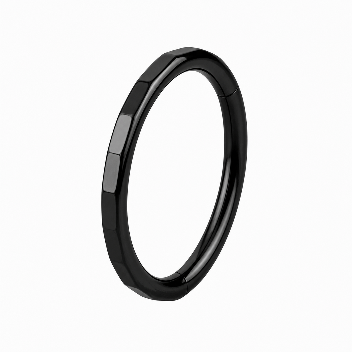 [TOPOSH-LEGACY-LAYOUT-REPAIR-20260717-LEGACY30:TP-SR-BK-16G10-PLN-901:05] Titanium Segment Ring – Black, 10mm | 05_product_angles