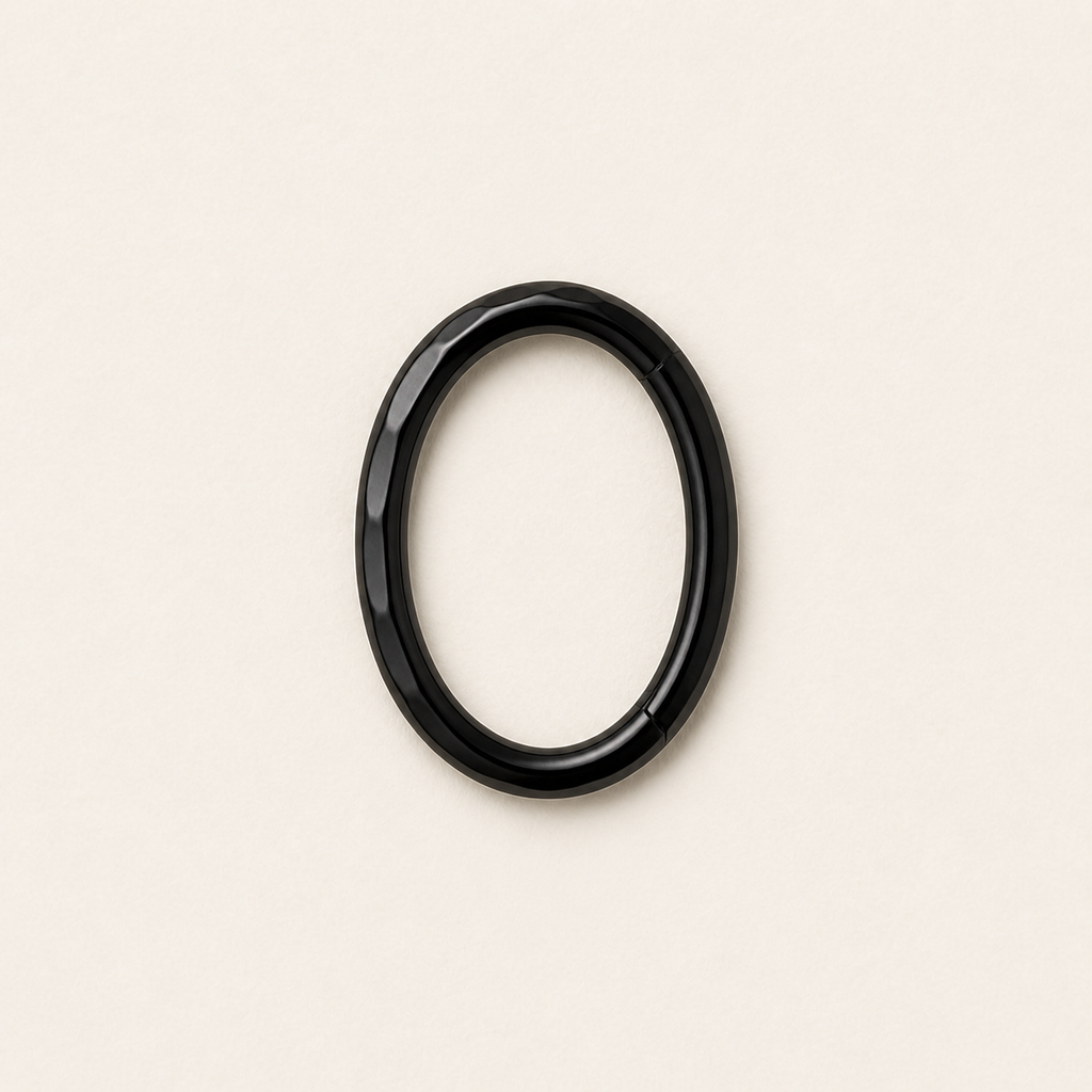 [TOPOSH-LEGACY-LAYOUT-REPAIR-20260717-LEGACY30:TP-SR-BK-16G10-PLN-901:06] Titanium Segment Ring – Black, 10mm | 06_accessory_flatlay