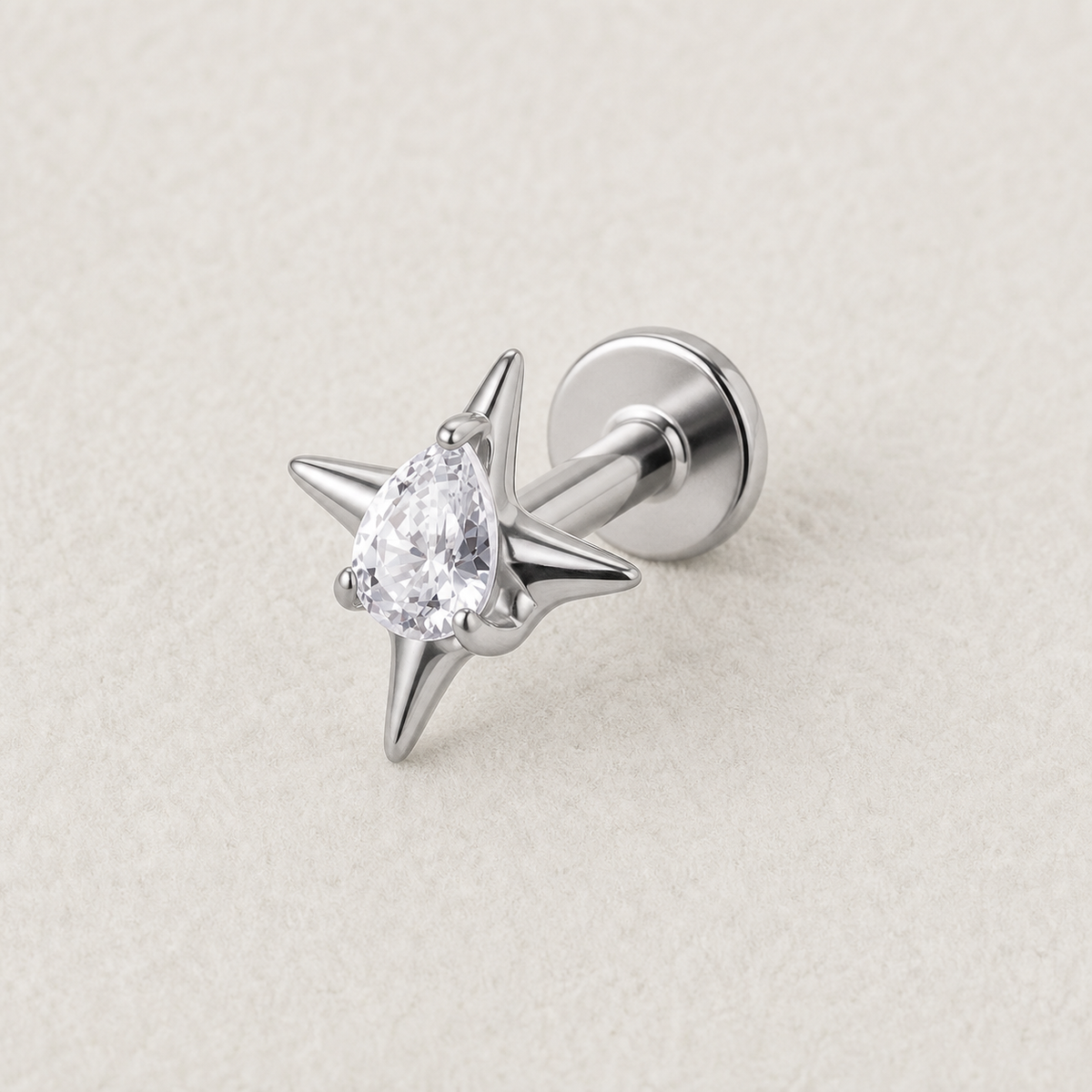 [TOPOSH-LEGACY-LAYOUT-REPAIR-20260717-LEGACY33:TP-FB-IN-SIL-16G8-T4-CLCZ-058:06] Star Clear CZ Titanium Flat Back – Silver | 06_accessory_flatlay