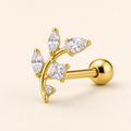 [TOPOSH-LEGACY-LAYOUT-REPAIR-20260717-LEGACY02:TP-CAR-EX-GD-16G6-T4-SW001-013:01] Clear Crystal Titanium Cartilage Barbell – Gold, 6+4mm | 01_primary_product_bg