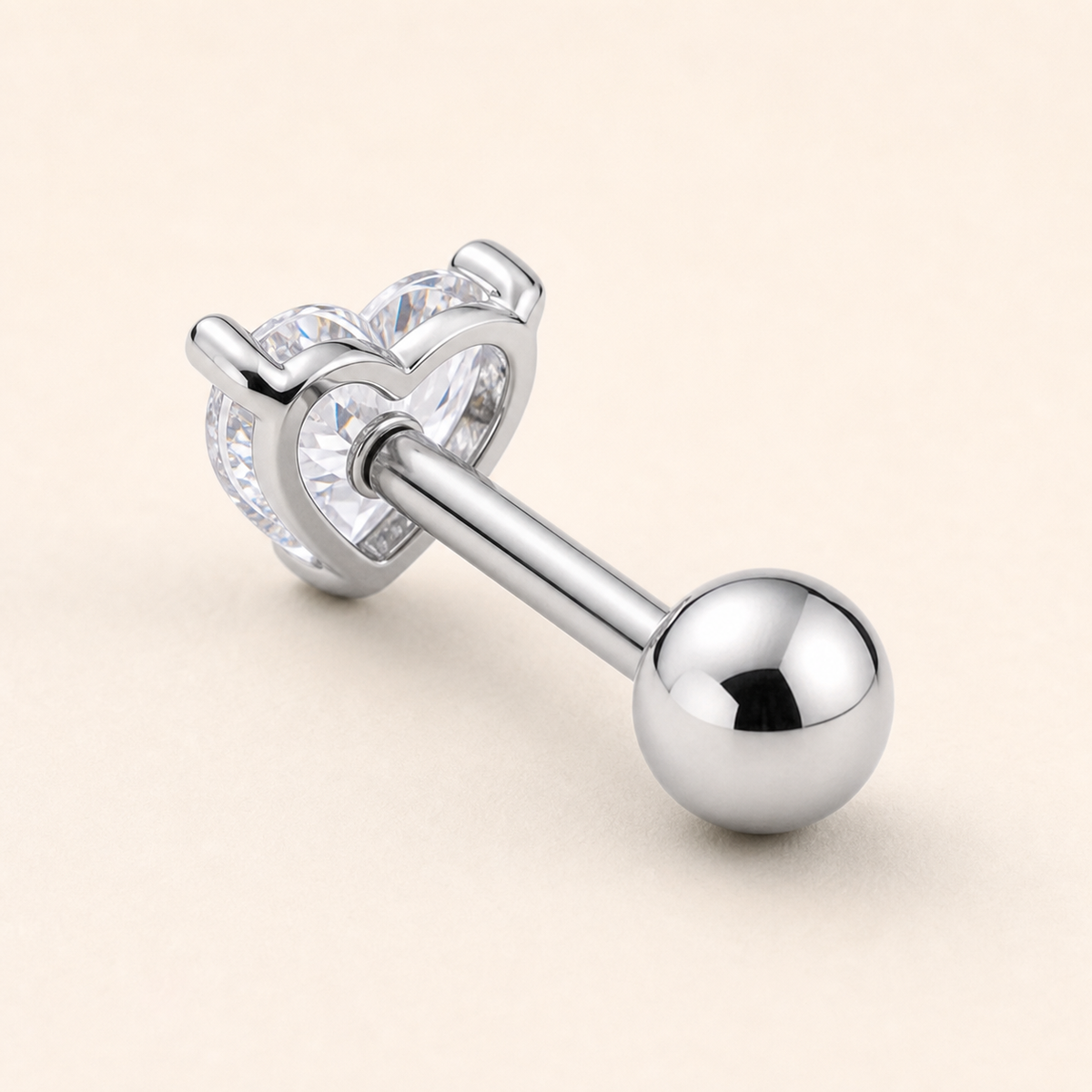 [TOPOSH-LEGACY-LAYOUT-REPAIR-20260717-LEGACY02:TP-CAR-EX-SIL-16G6-B4-B4-CLCZ-009:05] Clear CZ Titanium Cartilage Barbell – Silver | 05_product_angles