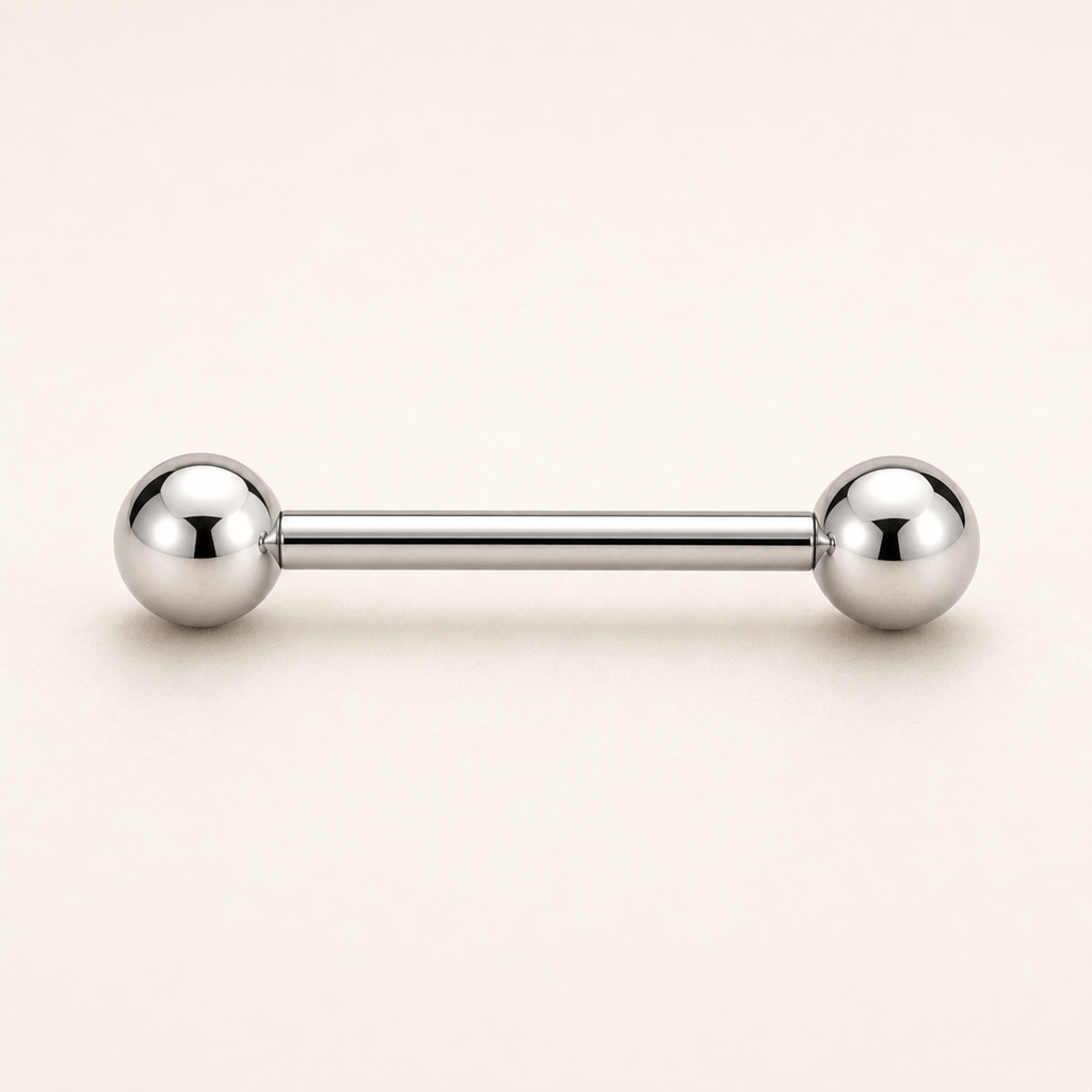 [TOPOSH-LEGACY-LAYOUT-REPAIR-20260717-LEGACY04:TP-CAR-IN-SIL-16G6-B4-B4-PLN-101:01] Titanium Cartilage Barbell – Silver, 6+4+4mm | 01_primary_product_bg