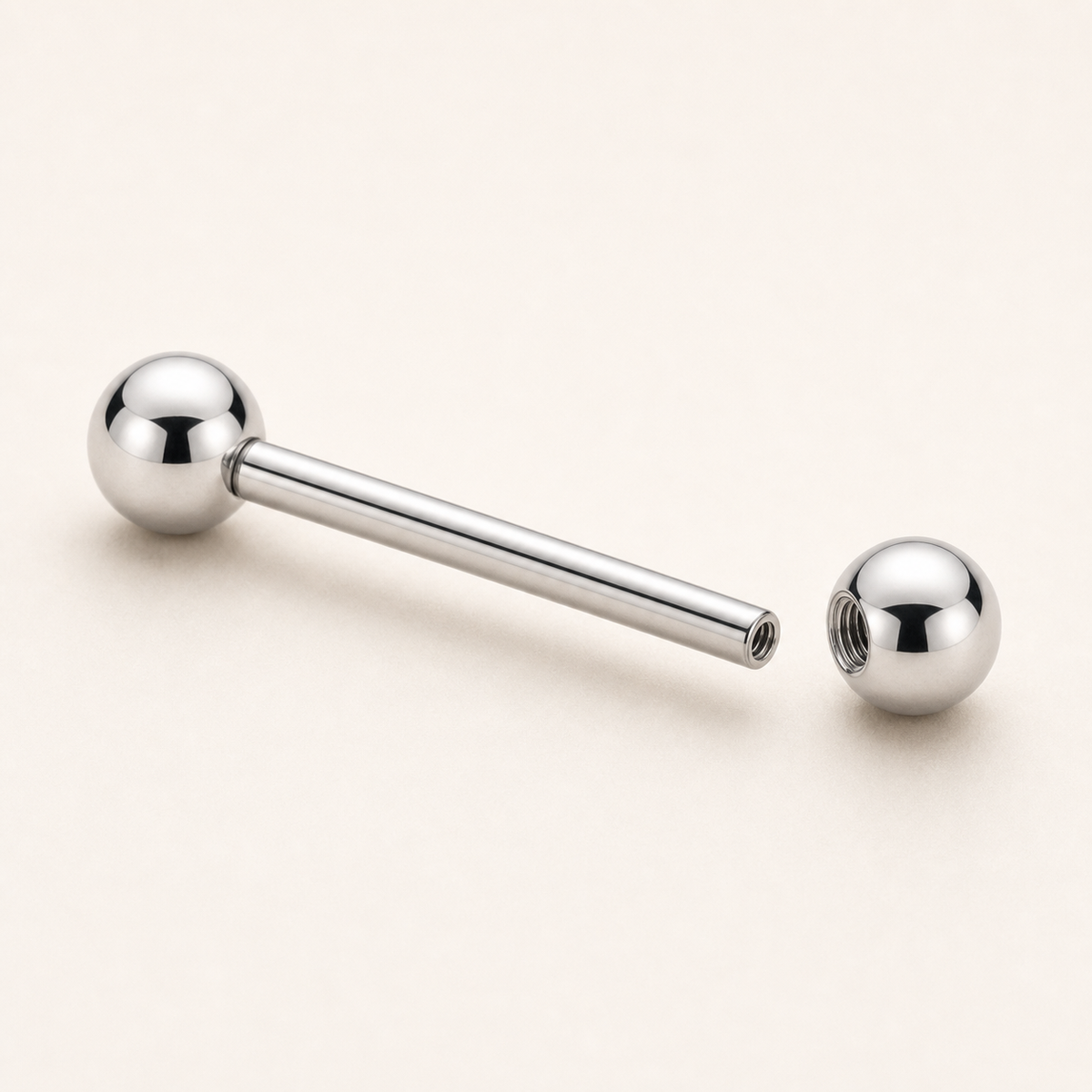[TOPOSH-LEGACY-LAYOUT-REPAIR-20260717-LEGACY04:TP-CAR-IN-SIL-16G6-B4-B4-PLN-101:05] Titanium Cartilage Barbell – Silver, 6+4+4mm | 05_product_angles