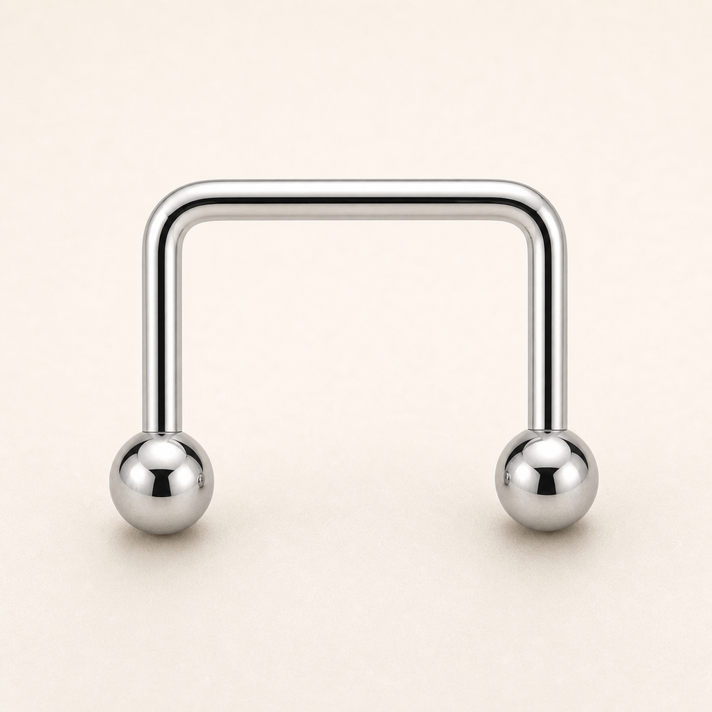 [TOPOSH-LEGACY-LAYOUT-REPAIR-20260717-LEGACY04:TP-CAR-SIL-14G16-PLN-013:01] Titanium Cartilage Barbell – Silver, 16mm | 01_primary_product_bg