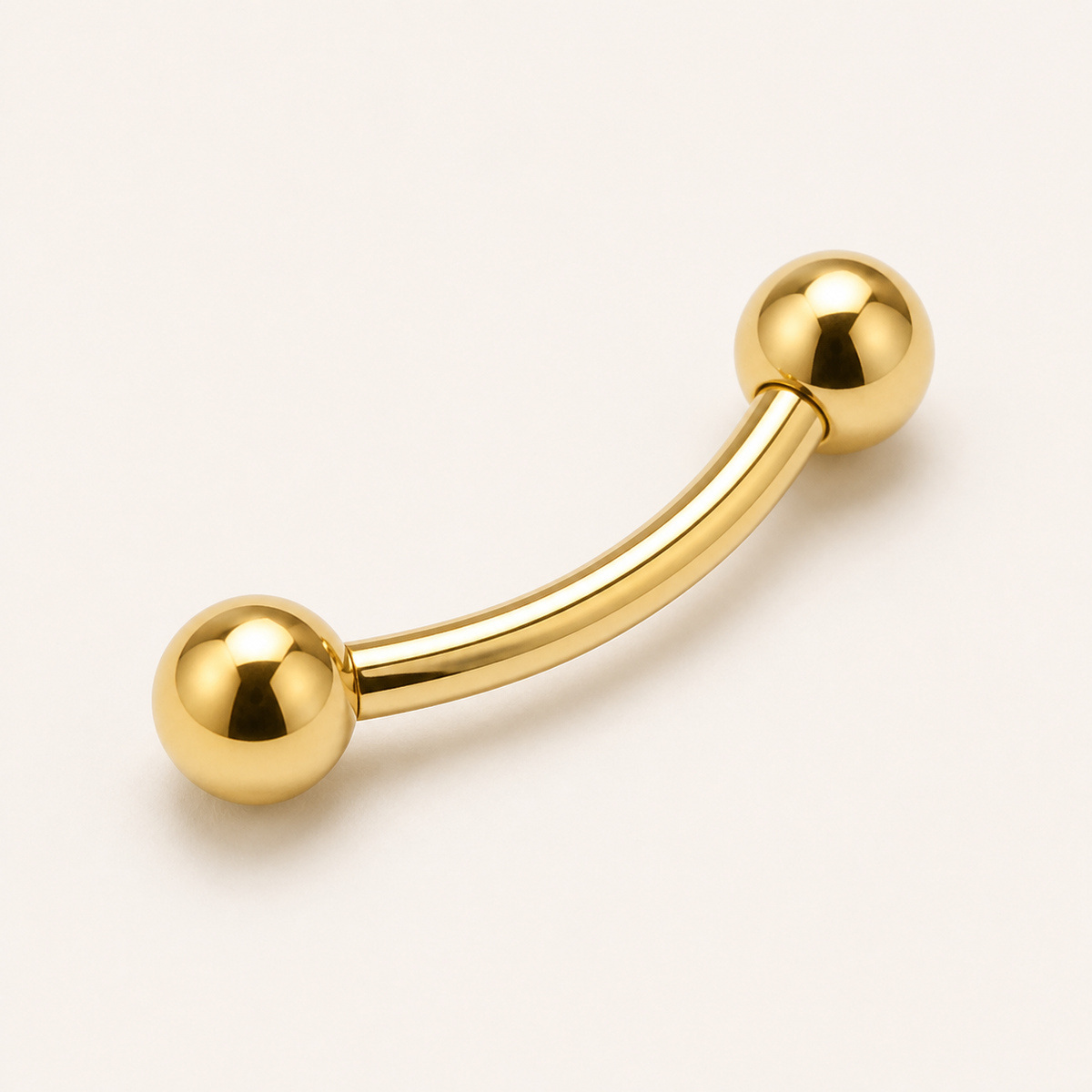 [TOPOSH-ROLE-ORDER-CLEANUP-20260717-BATCH16:TP-EBR-EX-GD-16G8-T3*3-PLN-416:05] Titanium Eyebrow Barbell – Gold | 05_product_angles