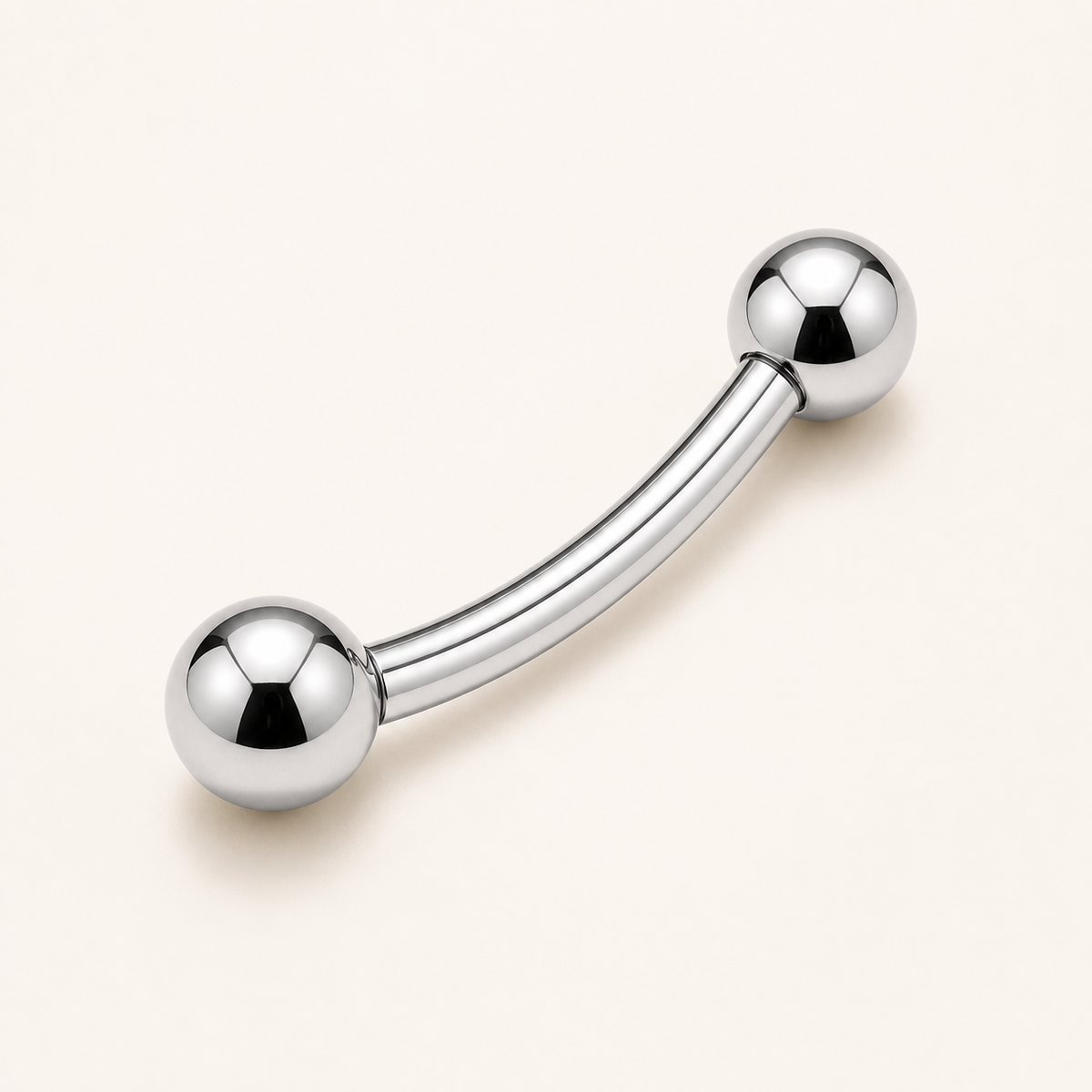 [TOPOSH-ROLE-ORDER-CLEANUP-20260717-BATCH16:TP-EBR-IN-SIL-16G8-PLN-022:01] Titanium Eyebrow Barbell – Silver | 01_primary_product_bg
