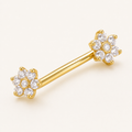 [TOPOSH-ROLE-ORDER-CLEANUP-20260717-BATCH16:TP-EBR-INCB-GD-16G8-B3-B3-CLCZ-012:01] Clear CZ Titanium Eyebrow Barbell – Gold | 01_primary_product_bg