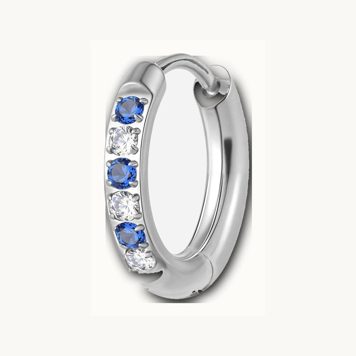 [TOPOSH-ROLE-ORDER-CLEANUP-20260717-BATCH17:TP-ER-SIL-20G8-CLCZ-028:01] Clear CZ Titanium Earring – Silver | 01_primary_product_bg